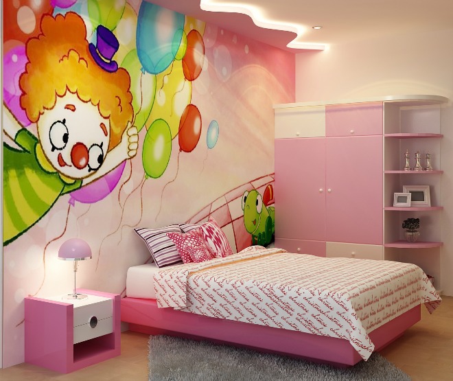 Thiết kế phòng ngủ cho bé gái
